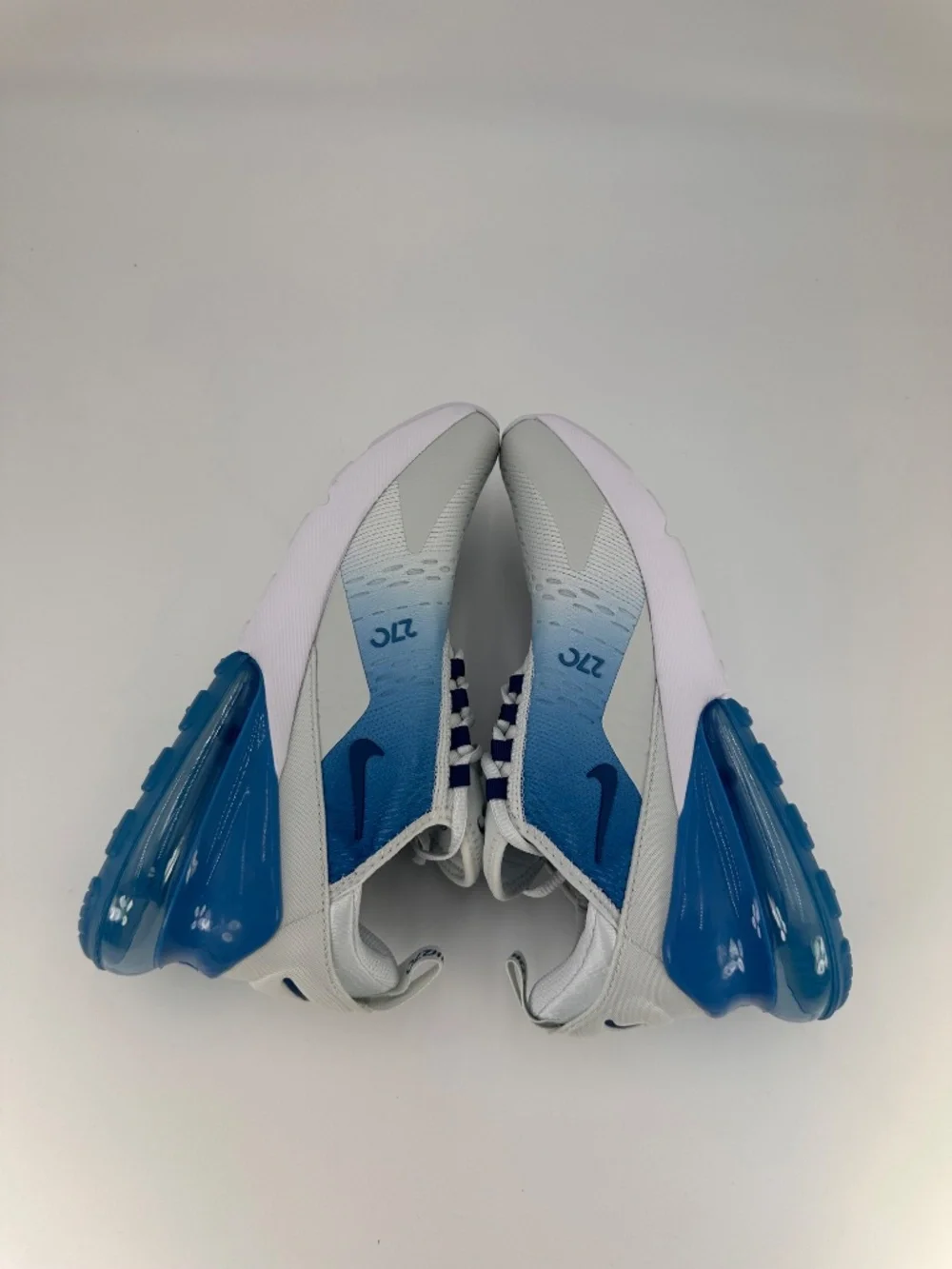 Nike Air Max 270 Off White/Court Blue (943345 125) Big Kid's